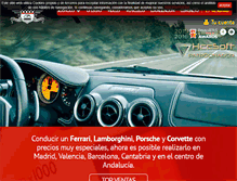 Tablet Screenshot of dreamcarsexperience.com